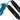 Avento-Springtouw - Foam Grip - Zwart/Blauw (Nieuw)