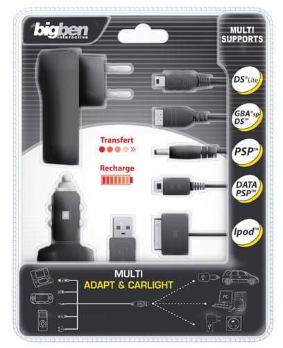 Bigben-Multi Stroomadapter voor DS Lite / Game Boy SP / PSP (Nieuw)