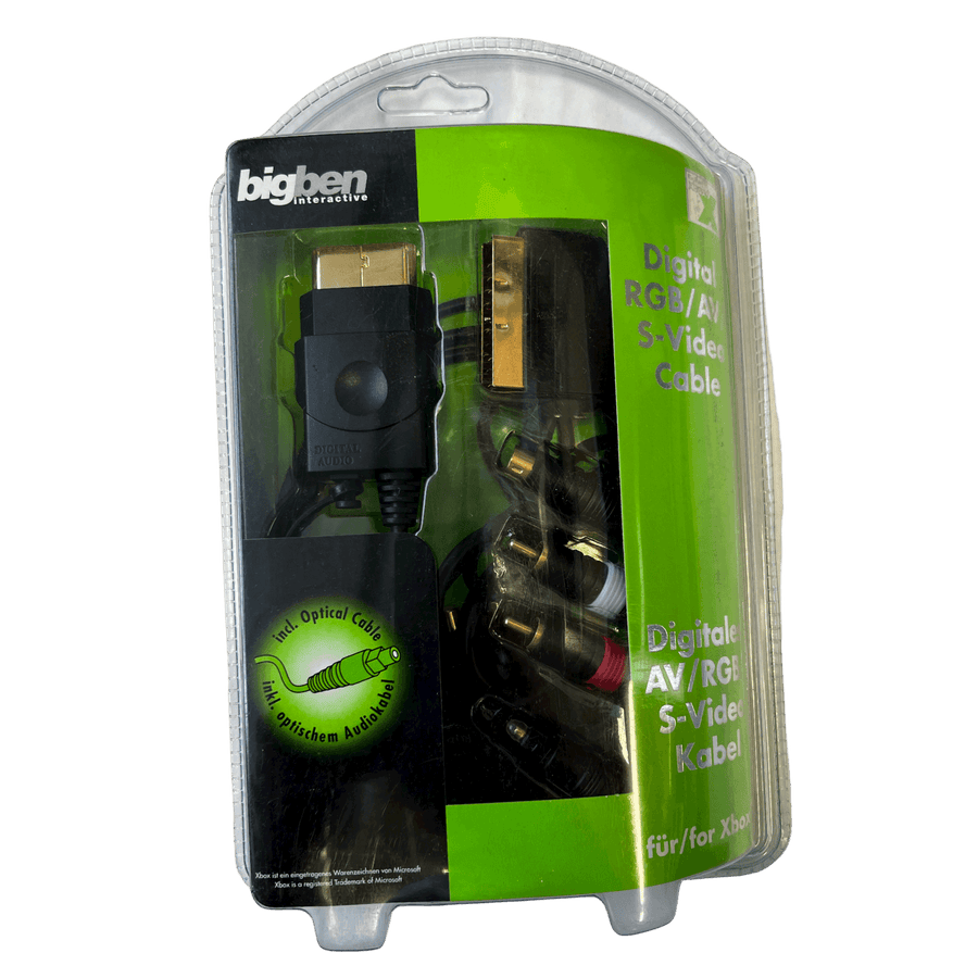 Bigben-S-Video Kabel voor Xbox Classic (Nieuw)