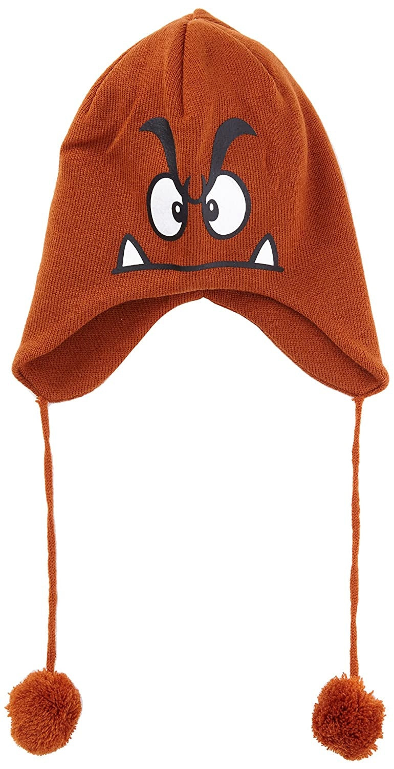 Bioworld-Super Mario: Goomba Bruine Laplander Muts (Nieuw)