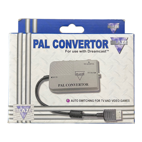 Blaze-PAL Converter voor Sega Dreamcast naar TV aansluiting (Nieuw)