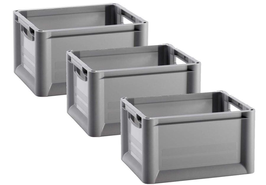 Curver-Set van 3x New Generation Unibox Opbergbox - 20 L - Kunststof - Grijs Tweedehands