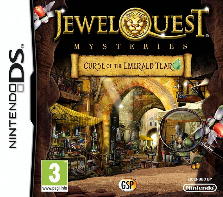 DS-Jewel Quest: Mysteries - Curse of the Emerald Tear Tweedehands