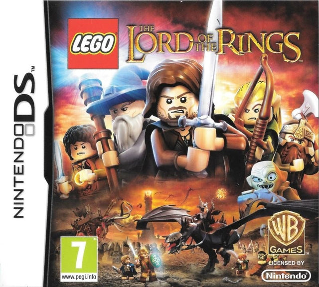 Nintendo DS LEGO The Lord of the Rings, doos voorkant, tweedehands