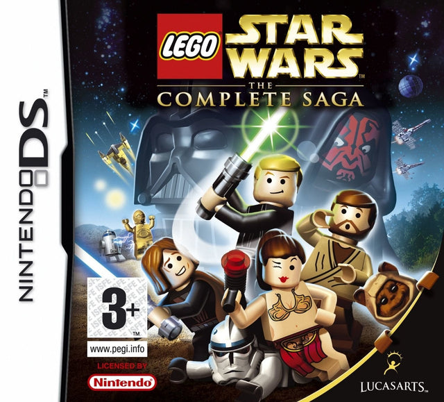 Nintendo DS LEGO Star Wars The Complete Saga, doos voorkant, tweedehands