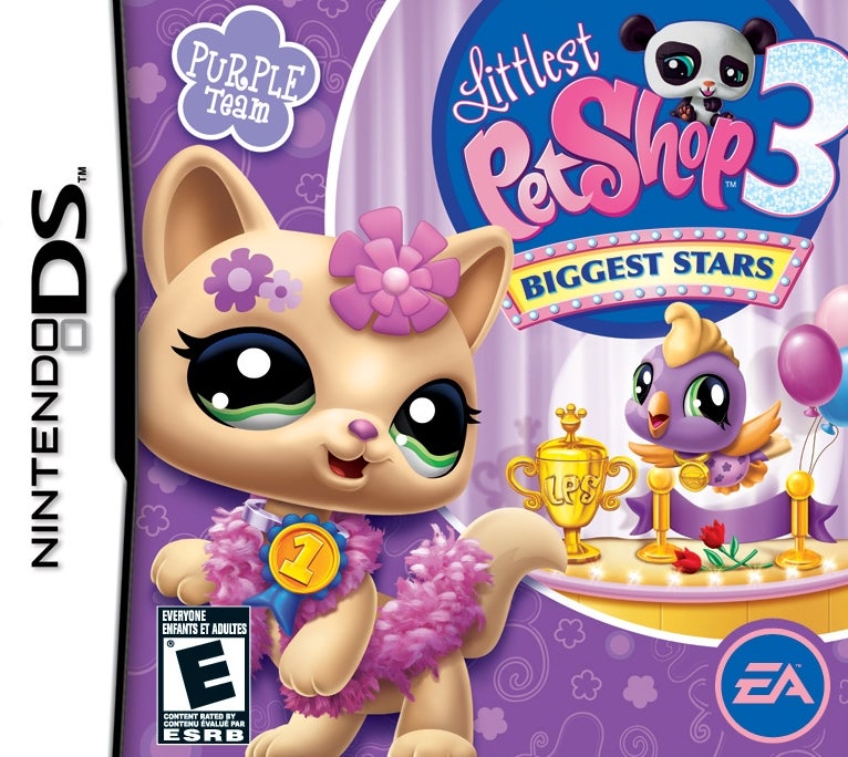 DS-Littlest Pet Shop 3: Biggest Stars - Purple Team Tweedehands
