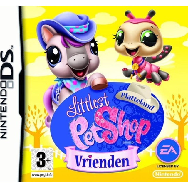 Nintendo DS Littlest Pet Shop Country Friends, doos voorkant, Nederlandstalige uitgave Vrienden Platteland, tweedehands