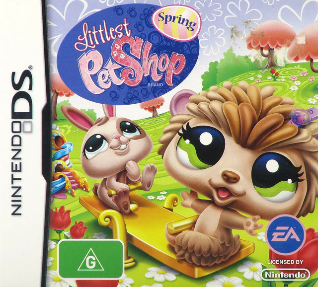 Nintendo DS Littlest Pet Shop Spring, doos voorkant, Australische uitgave met G-classificatie, tweedehands