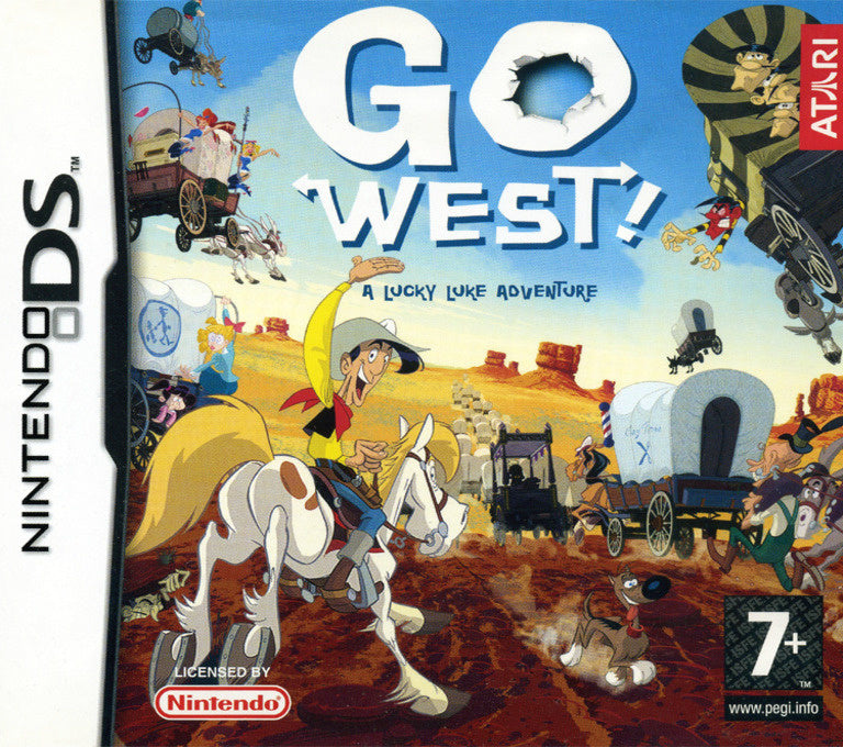 DS-Lucky Luke Go West! Tweedehands