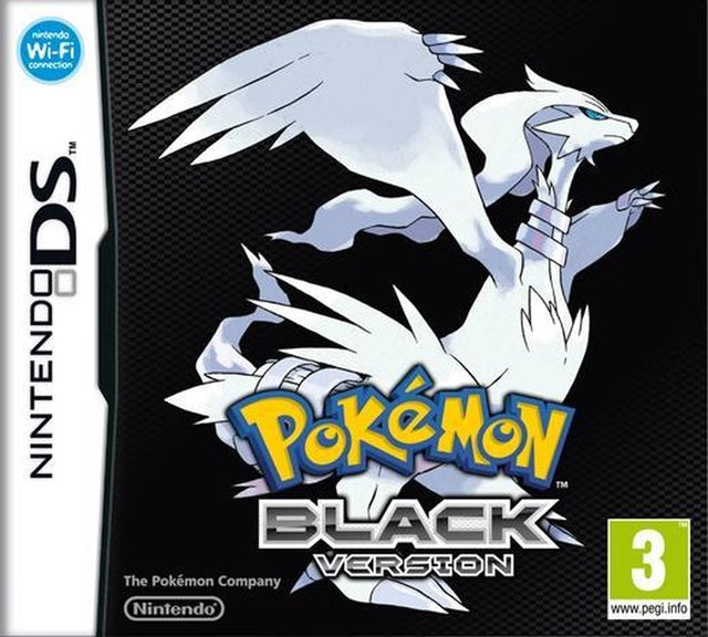 Nintendo DS Pokémon Black Version, doos voorkant, tweedehands