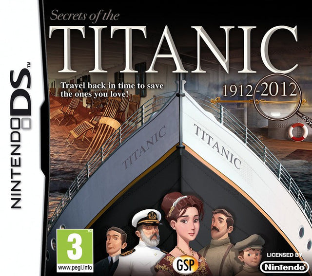Nintendo DS Secrets of the Titanic 1912-2012, doos voorkant, tweedehands