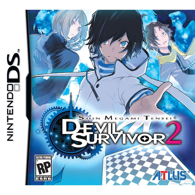 Nintendo DS Shin Megami Tensei Devil Survivor 2 van Atlus, voorlopige Amerikaanse doosafbeelding, tweedehands