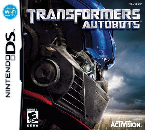 Nintendo DS Transformers Autobots van Activision, doos voorkant met Optimus Prime, Amerikaanse ESRB-uitgave, tweedehands