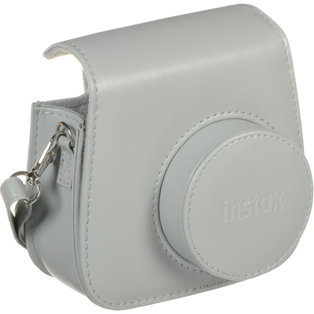 Fujifilm Instax Mini 8 en 9 case, grijs, cameratas met instax-logo en lensklep, tweedehands