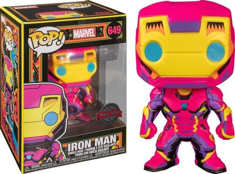 Funko-Pop! Marvel Iron Man Black Light (Nieuw)