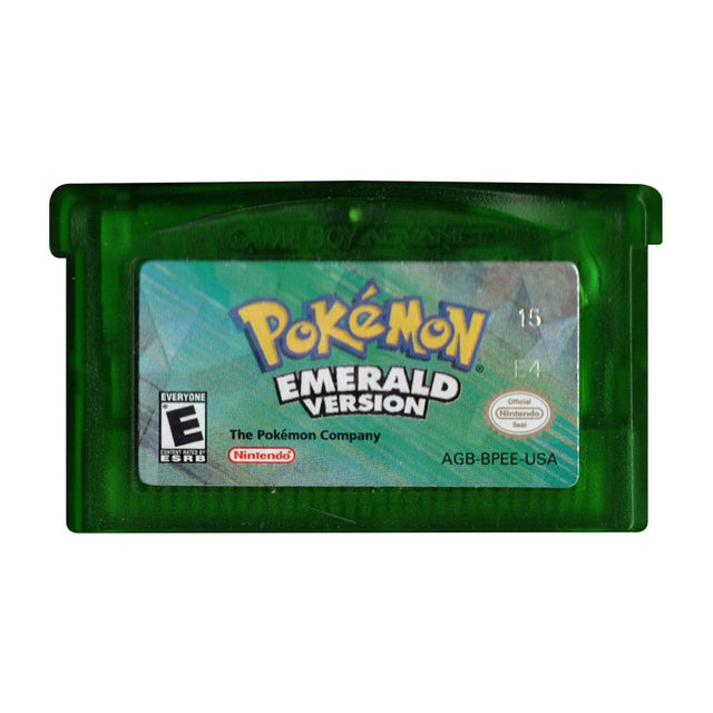 Nintendo Game Boy Advance Pokémon Emerald Version, groene losse cassette, Amerikaanse uitgave, tweedehands