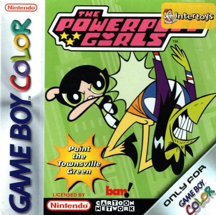 Game Boy-Powerpuff Girls: Paint Townsville Green (In doos) Tweedehands