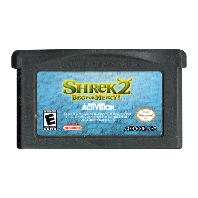Nintendo Game Boy Advance Shrek 2 Beg for Mercy, losse cassette, Amerikaanse uitgave, tweedehands