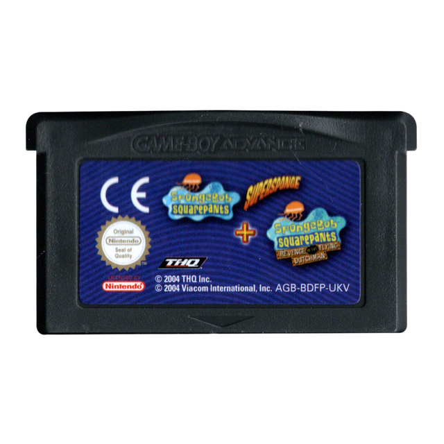Nintendo Game Boy Advance SpongeBob SuperSponge en Revenge of the Flying Dutchman, losse cassette, tweedehands