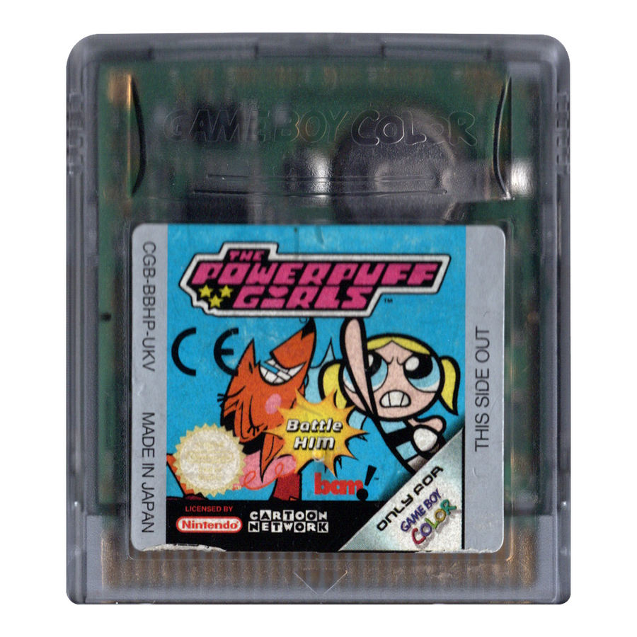 Game Boy-The Powerpuff Girls Battle Him (Losse Cassette) Tweedehands