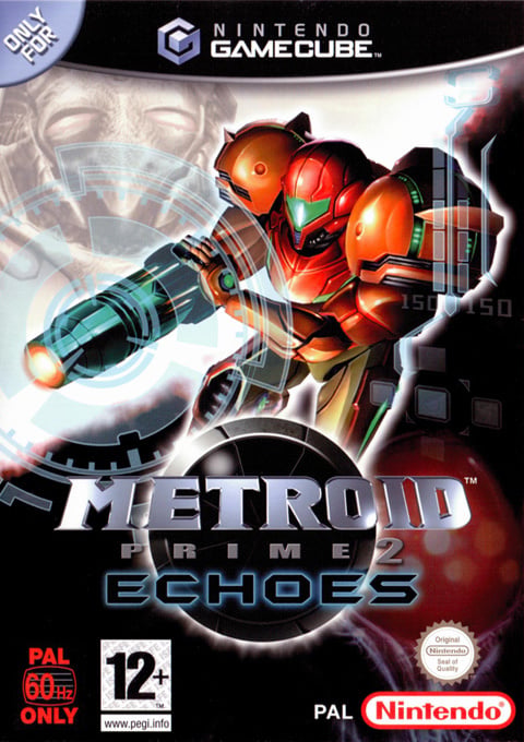 Nintendo GameCube Metroid Prime 2 Echoes, doos voorkant, tweedehands