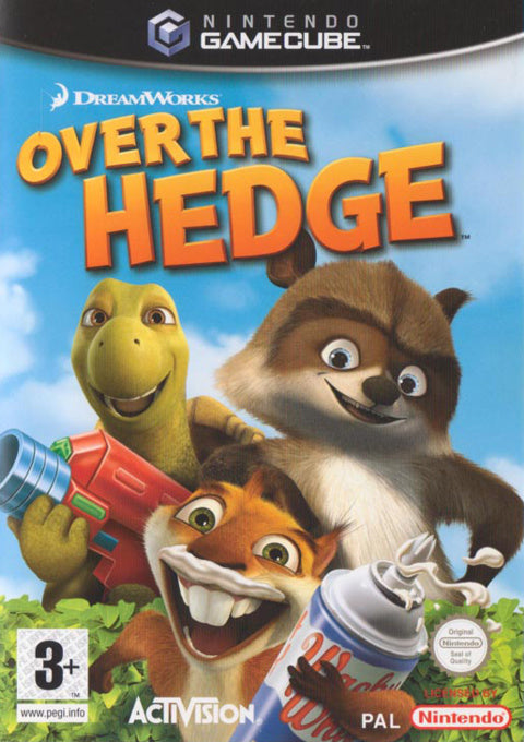Nintendo GameCube DreamWorks Over the Hedge, doos voorkant, tweedehands