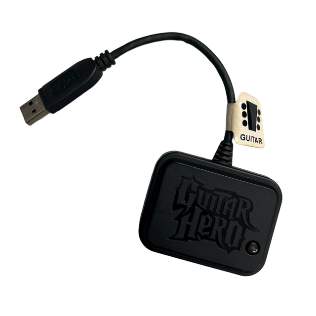 Guitar Hero Redoctane draadloze gitaardongle voor PlayStation 3 met twee USB-poorten, zwart, tweedehands