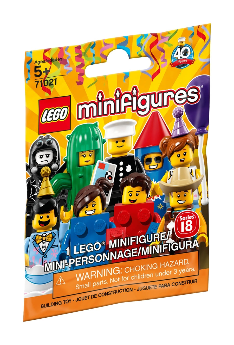 LEGO-Minifigures Serie 18 - 1 Zakje - 71021 (Nieuw)