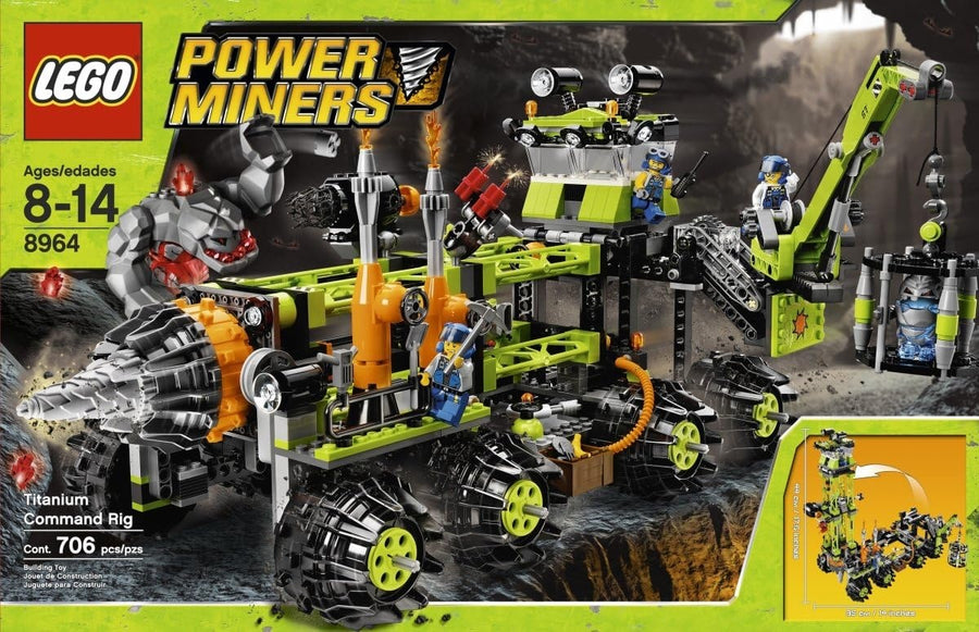 LEGO-Power Miners - Titanium Command Rig - 8964 (Nieuw)