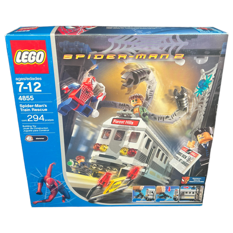 LEGO-Spiderman Train Rescue - 4855 (Nieuw)