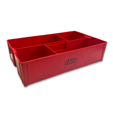 LEGO-Vintage Opbergbox - Rood Tweedehands