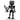 LEGO-Wither Skelet Minifiguur / Minifigure (Incl. Stenen Zwaard) Tweedehands