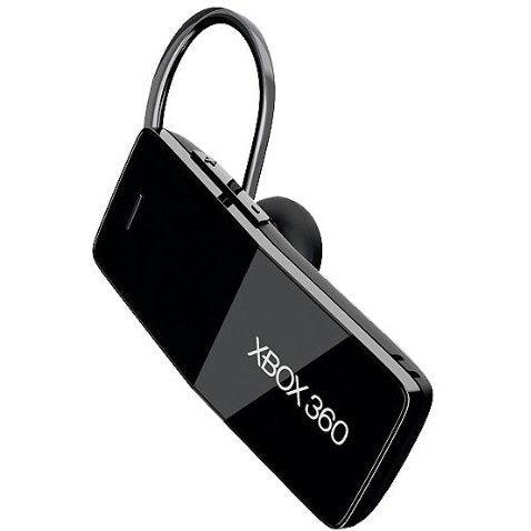 Microsoft Xbox 360 Bluetooth headset, zwart, voorkant, tweedehands