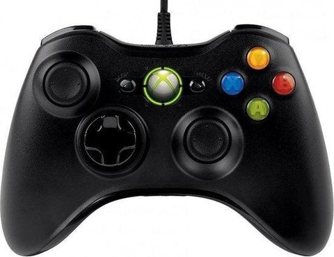 Microsoft-Xbox 360 Controller Bedraad - Zwart Tweedehands