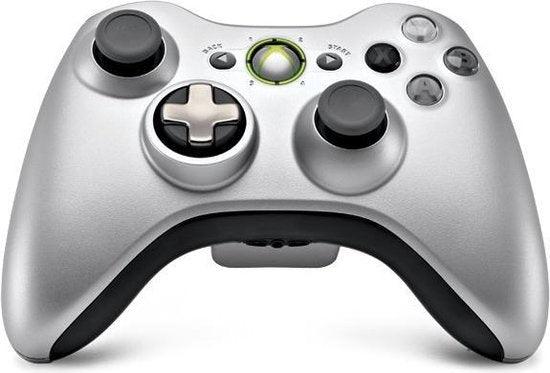 Microsoft-Xbox 360 Controller - Zilver Tweedehands