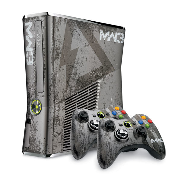 Microsoft Xbox 360 S Slim console, Call of Duty Modern Warfare 3 Limited Edition, met 2 controllers, tweedehands