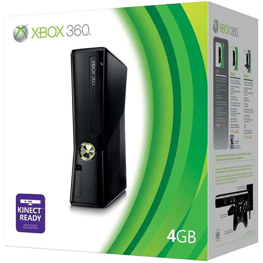 Microsoft-Xbox 360 S (Slim) Console - Zwart (In doos) Tweedehands