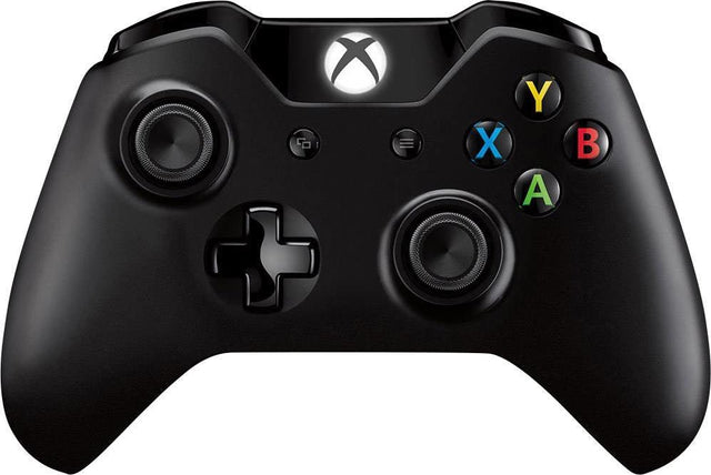 Microsoft Xbox One controller, zwart, voorkant, tweedehands