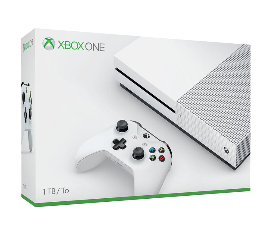 Microsoft-Xbox One S - 1 TB Console - Wit (In doos) Tweedehands