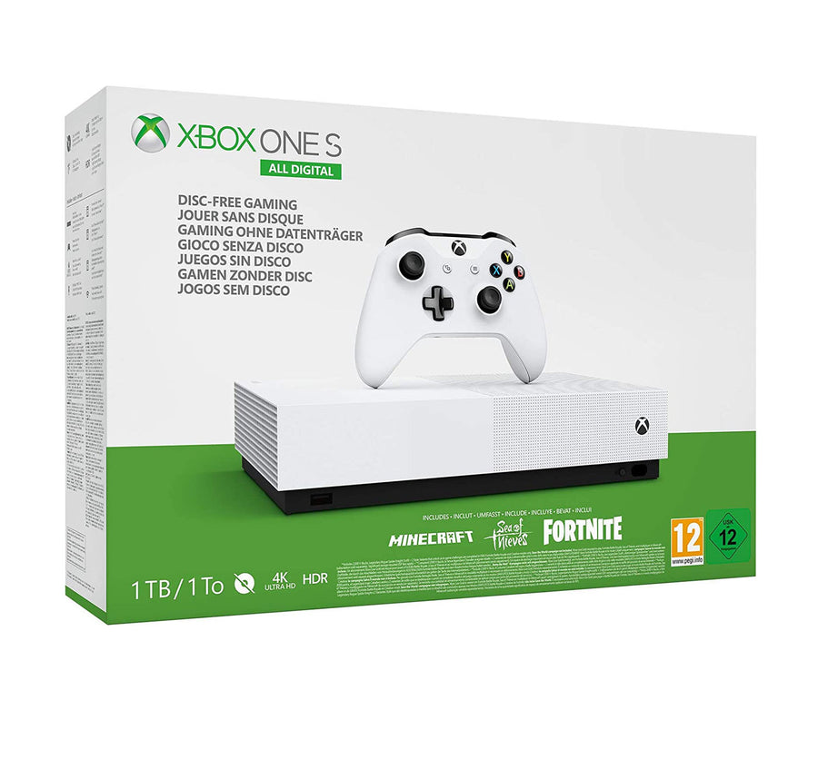 Microsoft-Xbox One S All Digital - 1 TB Console - Wit (In doos) Tweedehands