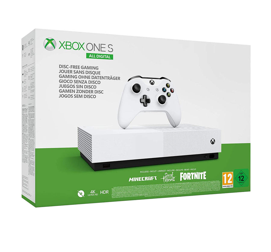Microsoft-Xbox One S All Digital - 500 GB Console - Wit (In doos) Tweedehands