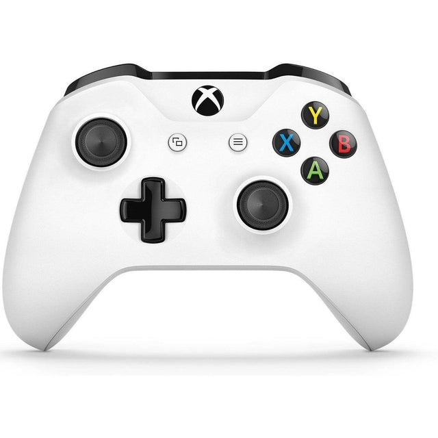 Microsoft Xbox One S controller, wit, voorkant, tweedehands