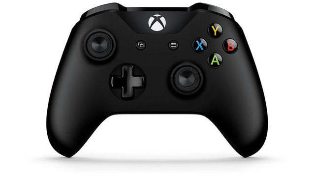 Microsoft Xbox One S controller, zwart, voorkant, tweedehands