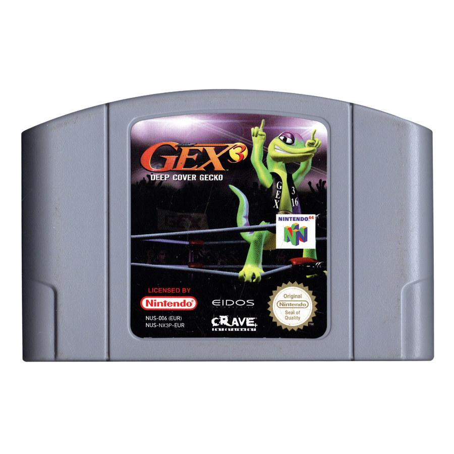 N64-Gex 3 - Deep Cover Gecko (Losse Cassette) Tweedehands