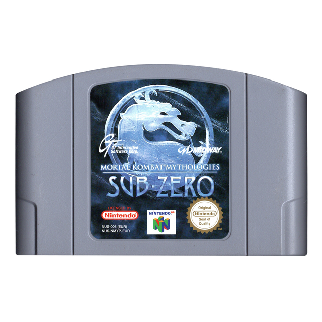 Nintendo 64 Mortal Kombat Mythologies Sub-Zero, losse cassette, tweedehands