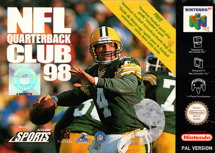 N64-NFL Quarterback Club 98 (In doos) Tweedehands