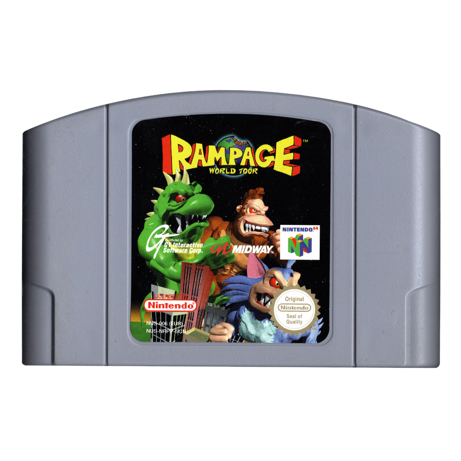 N64-Rampage World Tour (Losse Cassette) Tweedehands