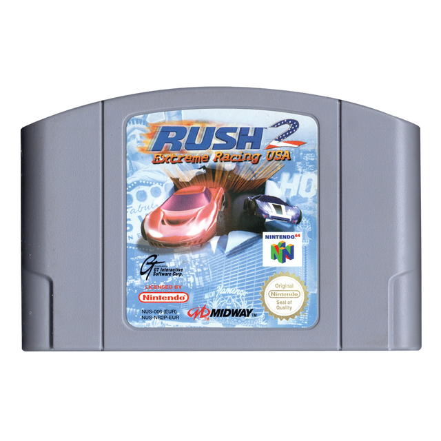 Nintendo 64 Rush 2 Extreme Racing USA, losse cassette, tweedehands
