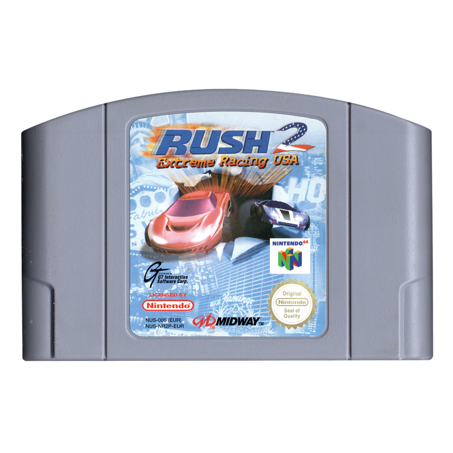 N64-Rush 2 - Extreme Racing USA (Losse Cassette) Tweedehands
