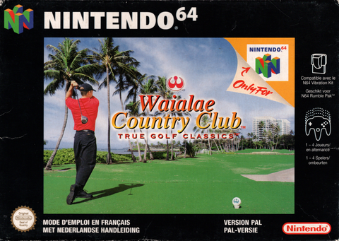 N64-True Golf Classics: Waialae Country Club (In doos) Tweedehands